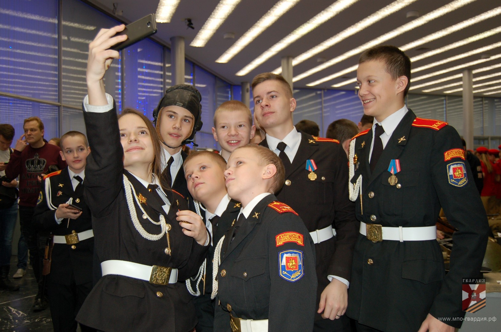 Первый форум Всероссийского военно-патриотического общественного движения «Юнармия». 