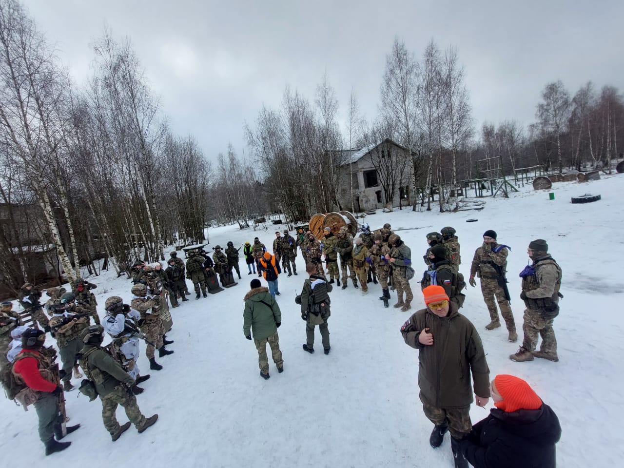 11-12 января военно-спортивные игры в оборонно-спортивном центре "Полигон" / Объект-412