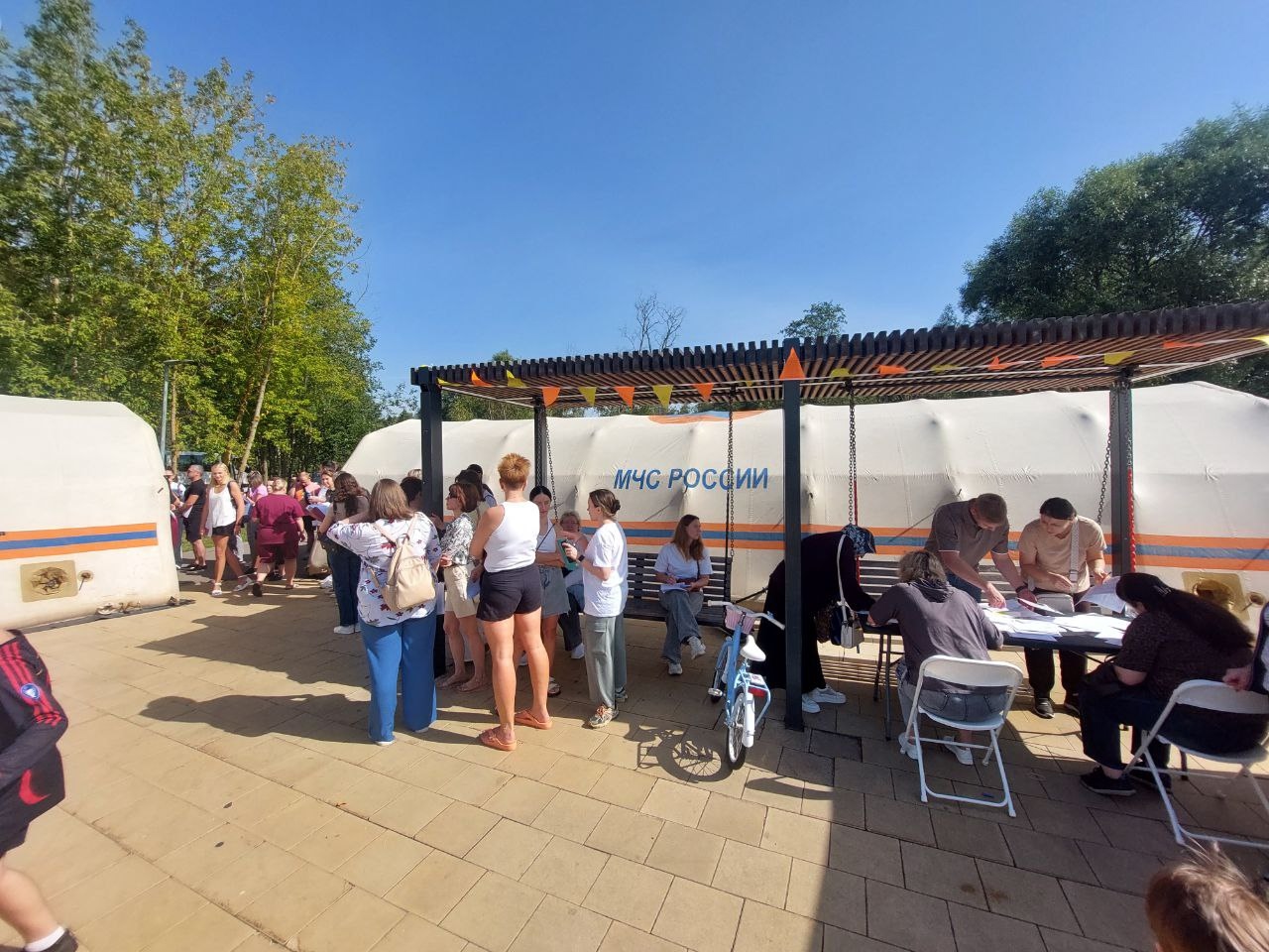 День донора в Природном парке, района Троицк.